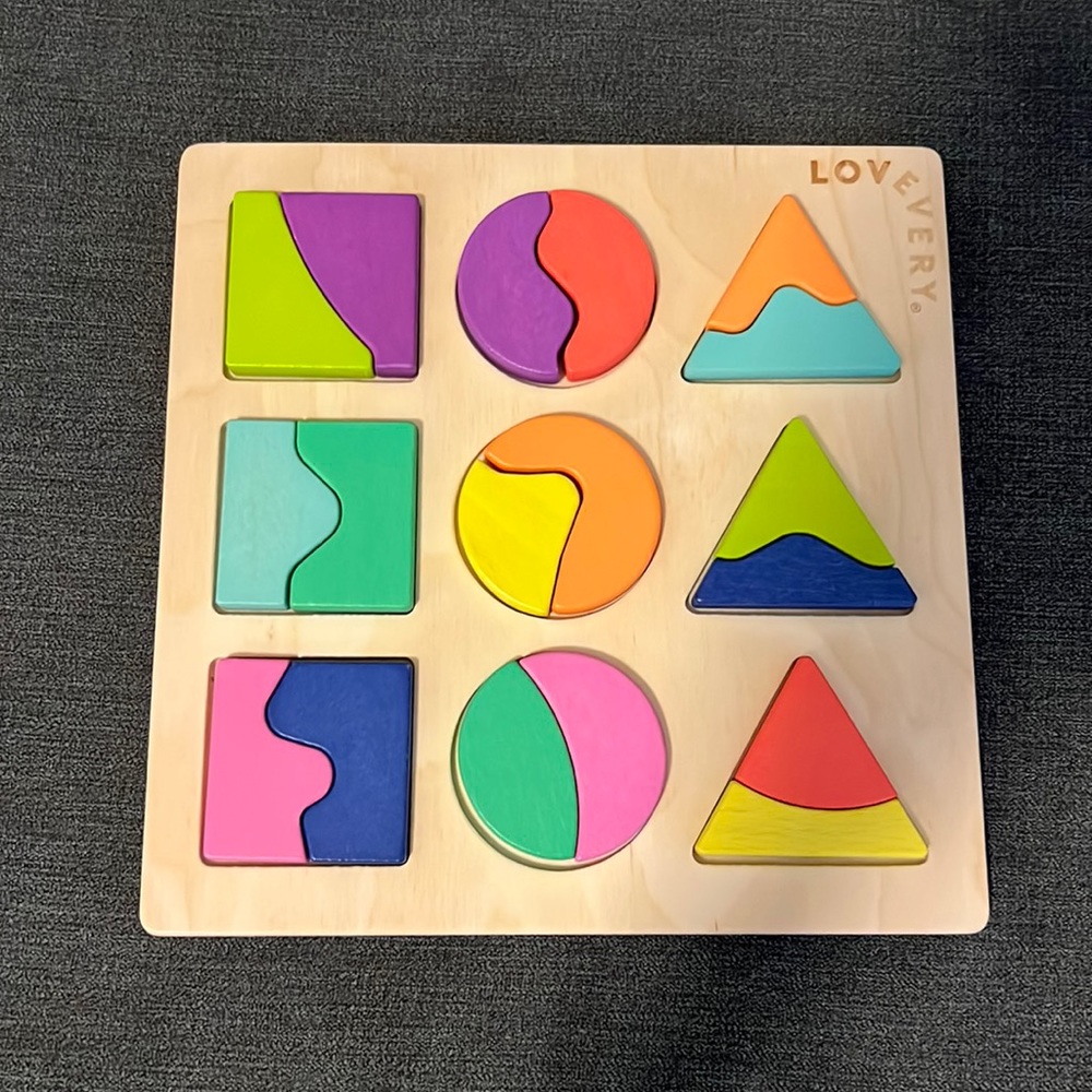 Lovevery Land and Sky Two-Part Puzzle Board